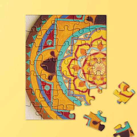Mandala jigsaw puzzle